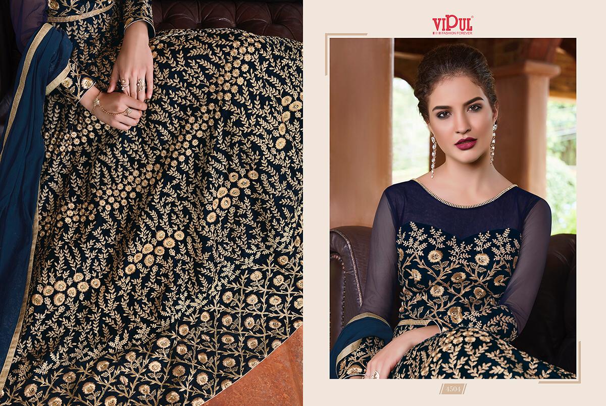 VIPUL-DCAT 45 Heavy Embroidered Anarkali Salwar Kameez VIPUL-DCAT 45 Heavy Embroidered Anarkali Salwar Kameez